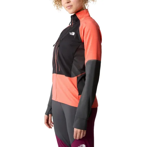 The North Face W Dawn Turn Softshell Fz The North Face W Dawn Turn Softshell Fz Női Softshell kabát O17-Tnf Blk-Rdntor-Astgry