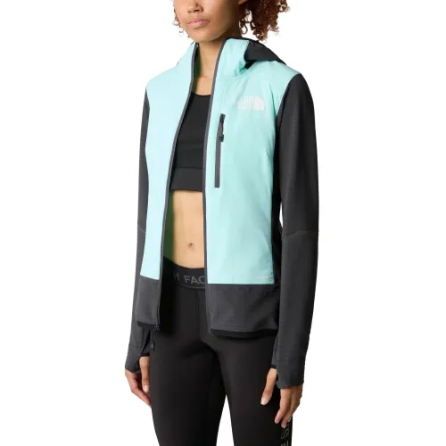 The North Face W Dawn Turn Hybrid Ventrix Midlayer The North Face W Dawn Turn Hybrid Ventrix Midlayer Női Polár, Softshell, Középréteg O1T-Asphalt Grey-Powderteal