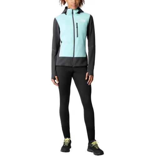 The North Face W Dawn Turn Hybrid Ventrix Midlayer The North Face W Dawn Turn Hybrid Ventrix Midlayer Női Polár, Softshell, Középréteg O1T-Asphalt Grey-Powderteal