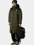 The North Face M Nuptse Parka Férfi Télikabát BQW-New Taupe Green-TNF Black