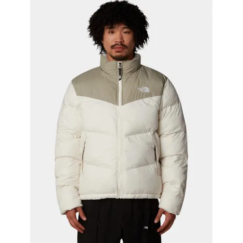 The North Face M Saikuru Jacket Férfi Utcai Kabát 4QI-White Dune-Clay Grey