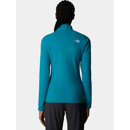 The North Face W 100 Glacier 1/4 Zip The North Face W 100 Glacier 1/4 Zip Női Polár, Softshell, Középréteg 6GO-Deep Teal