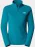 The North Face W 100 Glacier 1/4 Zip The North Face W 100 Glacier 1/4 Zip Női Polár, Softshell, Középréteg 6GO-Deep Teal