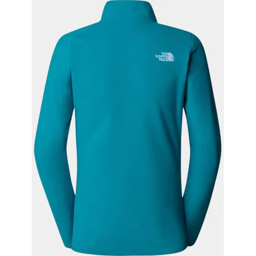 The North Face W 100 Glacier 1/4 Zip The North Face W 100 Glacier 1/4 Zip Női Polár, Softshell, Középréteg 6GO-Deep Teal