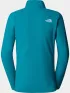 The North Face W 100 Glacier 1/4 Zip The North Face W 100 Glacier 1/4 Zip Női Polár, Softshell, Középréteg 6GO-Deep Teal