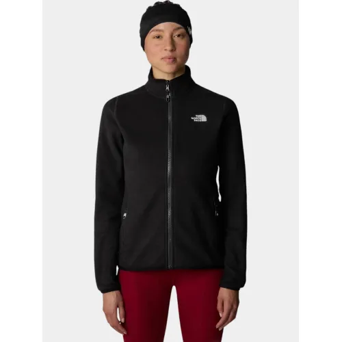 The North Face W 100 Glacier Fz Női Polár, Softshell, Középréteg 4H0-Tnf Black-Npf
