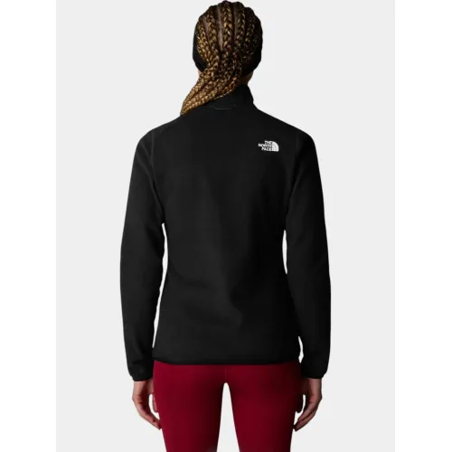 The North Face W 100 Glacier Fz Női Polár, Softshell, Középréteg 4H0-Tnf Black-Npf