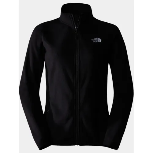 The North Face W 100 Glacier Fz Női Polár, Softshell, Középréteg 4H0-Tnf Black-Npf