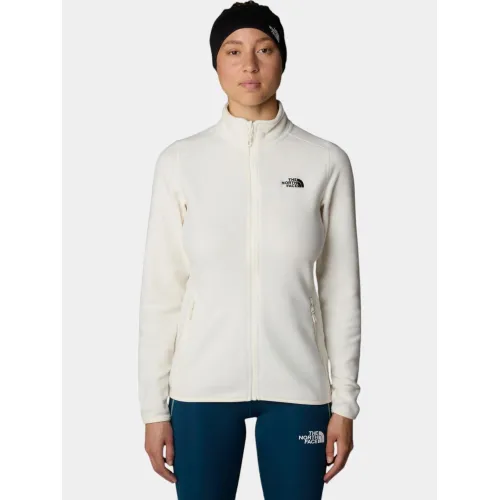 The North Face W 100 Glacier Fz The North Face W 100 Glacier Fz Női Polár, Softshell, Középréteg 4HP-White Dune-Npf