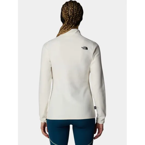 The North Face W 100 Glacier Fz The North Face W 100 Glacier Fz Női Polár, Softshell, Középréteg 4HP-White Dune-Npf
