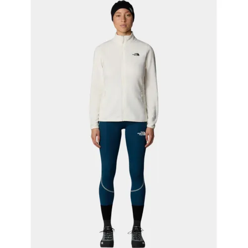 The North Face W 100 Glacier Fz The North Face W 100 Glacier Fz Női Polár, Softshell, Középréteg 4HP-White Dune-Npf