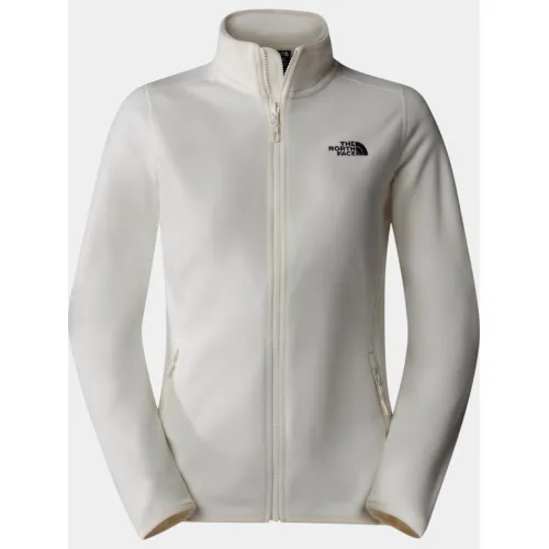 The North Face W 100 Glacier Fz The North Face W 100 Glacier Fz Női Polár, Softshell, Középréteg 4HP-White Dune-Npf