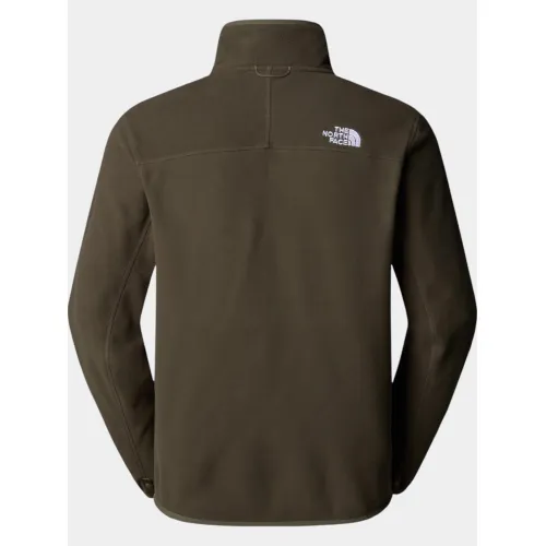 The North Face M 100 Glacier Full Zip Férfi Polár, Softshell, Középréteg 21L-New Taupe Green