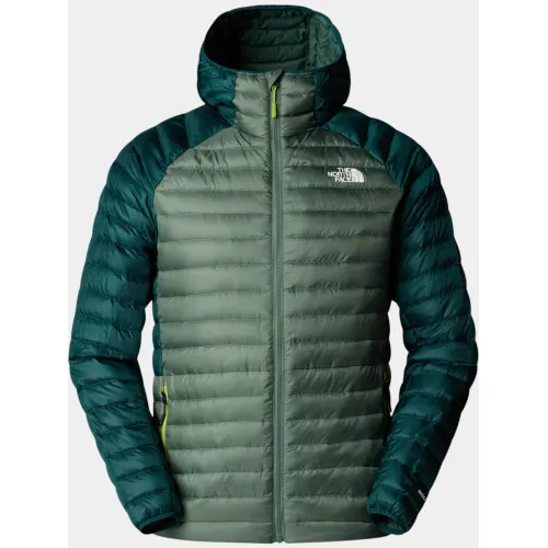 The North Face M Bettaforca Lt Down Hoodie Férfi Utcai Kabát 58S-Duck Green-Deep Nori