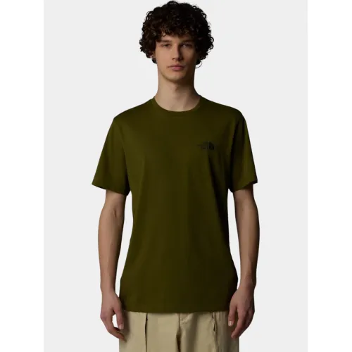 The North Face M S/S Simple Dome Tee The North Face M S/S Simple Dome Tee Férfi Póló PIB-Forest Olive