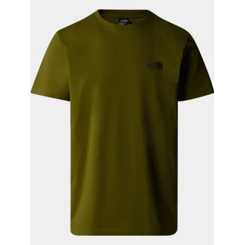 The North Face M S/S Simple Dome Tee The North Face M S/S Simple Dome Tee Férfi Póló PIB-Forest Olive