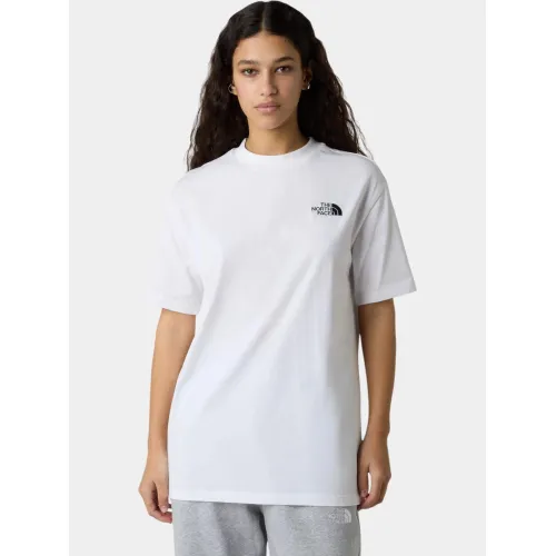 The North Face W Ss Essential Oversize Tee Női Póló FN4-TNF White