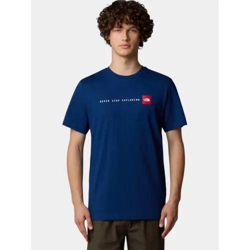 The North Face M S/S Never Stop Exploring Tee Férfi Póló D1R-Estate Blue