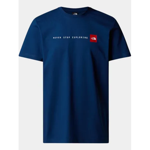 The North Face M S/S Never Stop Exploring Tee Férfi Póló D1R-Estate Blue