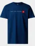 The North Face M S/S Never Stop Exploring Tee Férfi Póló D1R-Estate Blue