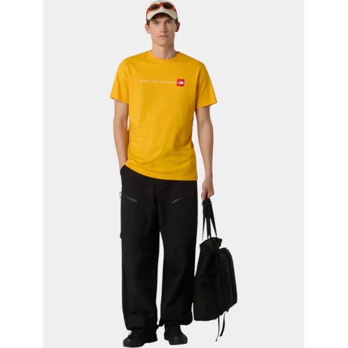 The North Face M Ss Never Stop Exploring Tee Férfi Póló 56P-Summit Gold
