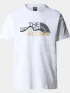 The North Face M S/S Mountain Line Tee The North Face M S/S Mountain Line Tee Férfi Póló FN4-Tnf White