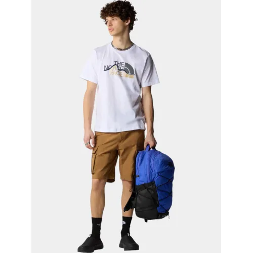 The North Face M S/S Mountain Line Tee The North Face M S/S Mountain Line Tee Férfi Póló FN4-Tnf White