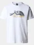 The North Face M S/S Mountain Line Tee The North Face M S/S Mountain Line Tee Férfi Póló FN4-Tnf White