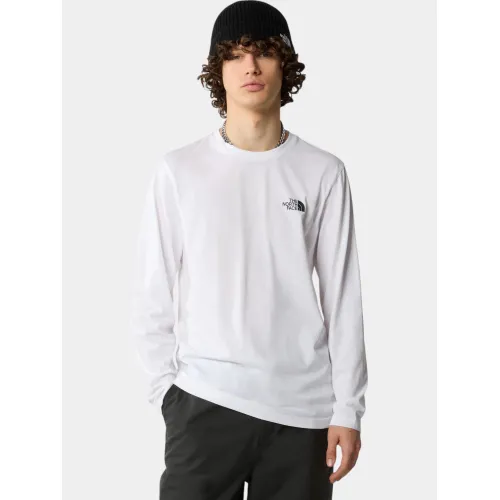 The North Face M L/S Simple Dome Tee The North Face M L/S Simple Dome Tee Férfi Hosszú ujjú póló FN4-Tnf White