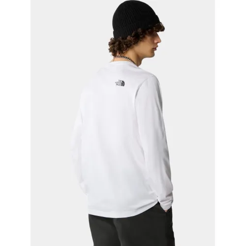 The North Face M L/S Simple Dome Tee The North Face M L/S Simple Dome Tee Férfi Hosszú ujjú póló FN4-Tnf White