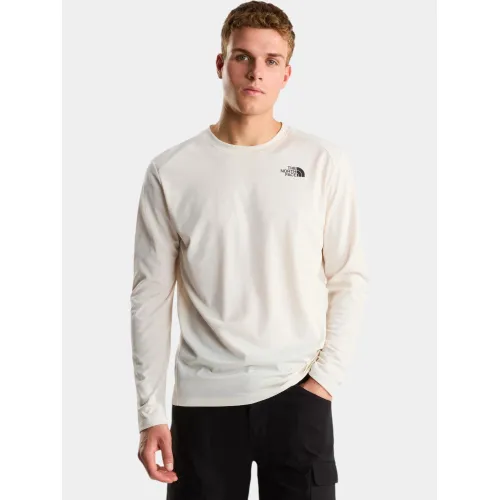 The North Face M Shadow Ls Férfi Hosszú ujjú póló QLI-White Dune