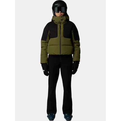 The North Face W Cold Spell Cropped Down Jacket Női Síkabát, Snowboard Kabát PIB-Forest Olive