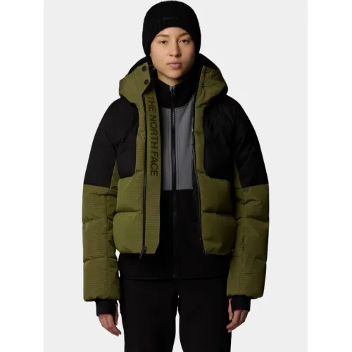 The North Face W Cold Spell Cropped Down Jacket Női Síkabát, Snowboard Kabát PIB-Forest Olive