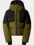 The North Face W Cold Spell Cropped Down Jacket Női Síkabát, Snowboard Kabát PIB-Forest Olive