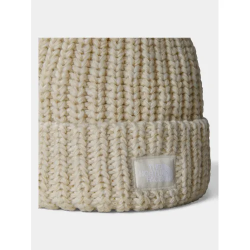 The North Face Cozy Chunky Cabin Beanie Kiegészítő Kötött sapka 86I-Gardenia White-Gravel