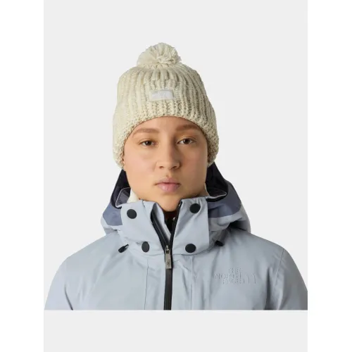 The North Face Cozy Chunky Cabin Beanie Kiegészítő Kötött sapka 86I-Gardenia White-Gravel