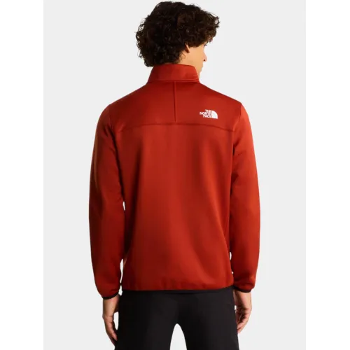 The North Face M Crest Fz Férfi Polár, Softshell, Középréteg K23-Iron Clay-Tnf Black