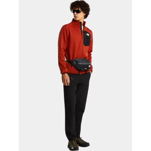 The North Face M Crest Fz Férfi Polár, Softshell, Középréteg K23-Iron Clay-Tnf Black