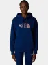 The North Face W Drew Peak Pullover Hoodie The North Face W Drew Peak Pullover Hoodie Női Pulóver B4O-Estate Bl-Metal Pink