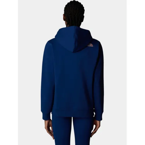 The North Face W Drew Peak Pullover Hoodie The North Face W Drew Peak Pullover Hoodie Női Pulóver B4O-Estate Bl-Metal Pink