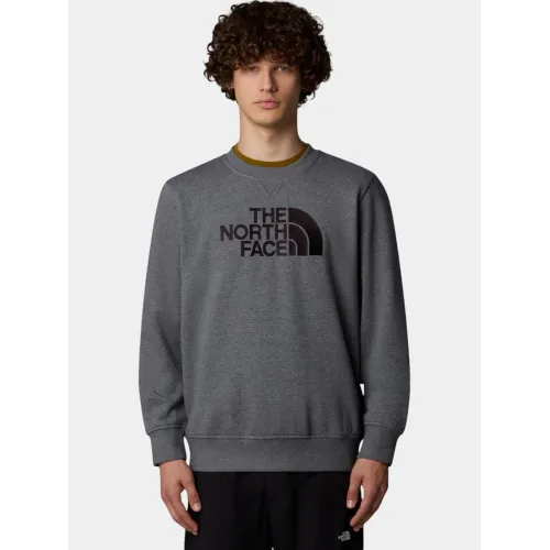 The North Face M Drew Peak Crew The North Face M Drew Peak Crew Férfi Pulóver DYY-Tnf Medium Grey Hea