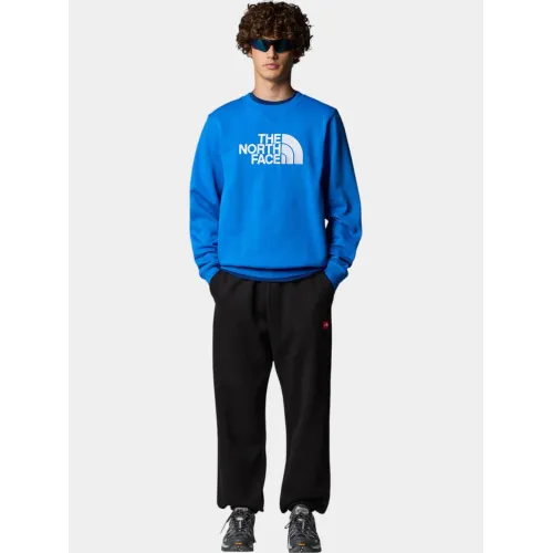 The North Face M Drew Peak Crew Férfi Pulóver 73V-Hero Blue-Tnf White