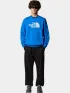 The North Face M Drew Peak Crew Férfi Pulóver 73V-Hero Blue-Tnf White