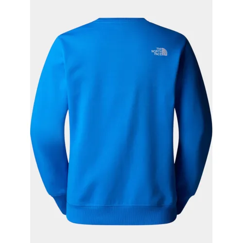 The North Face M Drew Peak Crew Férfi Pulóver 73V-Hero Blue-Tnf White