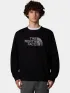 The North Face M Drew Peak Crew Férfi Pulóver JK3-Tnf Black