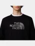The North Face M Drew Peak Crew Férfi Pulóver JK3-Tnf Black