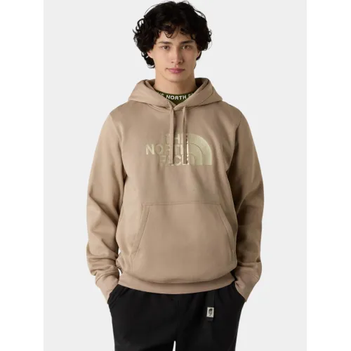 The North Face M Drew Peak Pullover Hoodie Férfi Pulóver EHX-Mushroom Grey-Gravel