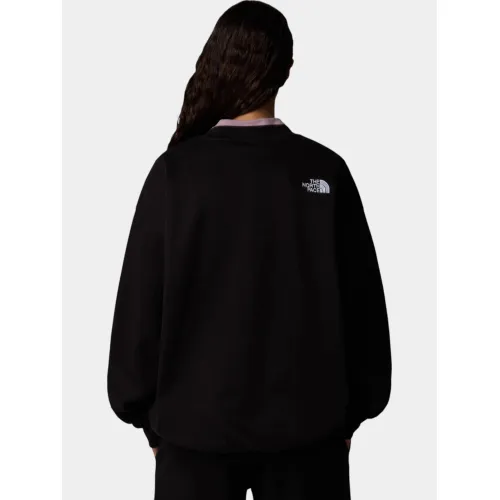 The North Face W Essential Oversize Crew The North Face W Essential Oversize Crew Női Pulóver JK3-Tnf Black