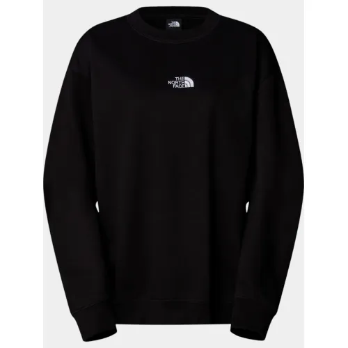 The North Face W Essential Oversize Crew The North Face W Essential Oversize Crew Női Pulóver JK3-Tnf Black