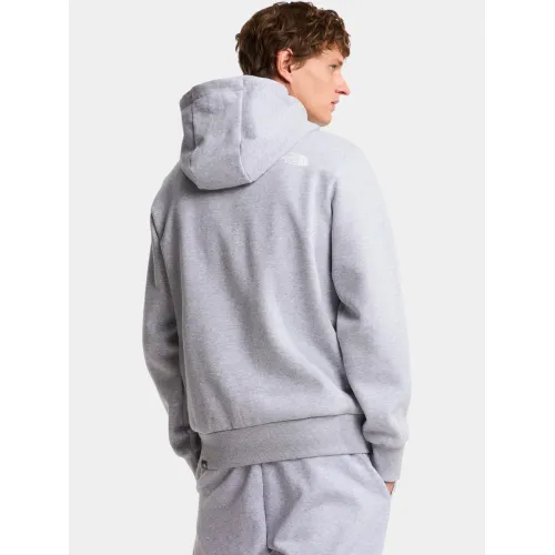 The North Face M Simple Dome Regular Hoodie Férfi Pulóver DYX-Tnf Light Grey Heather